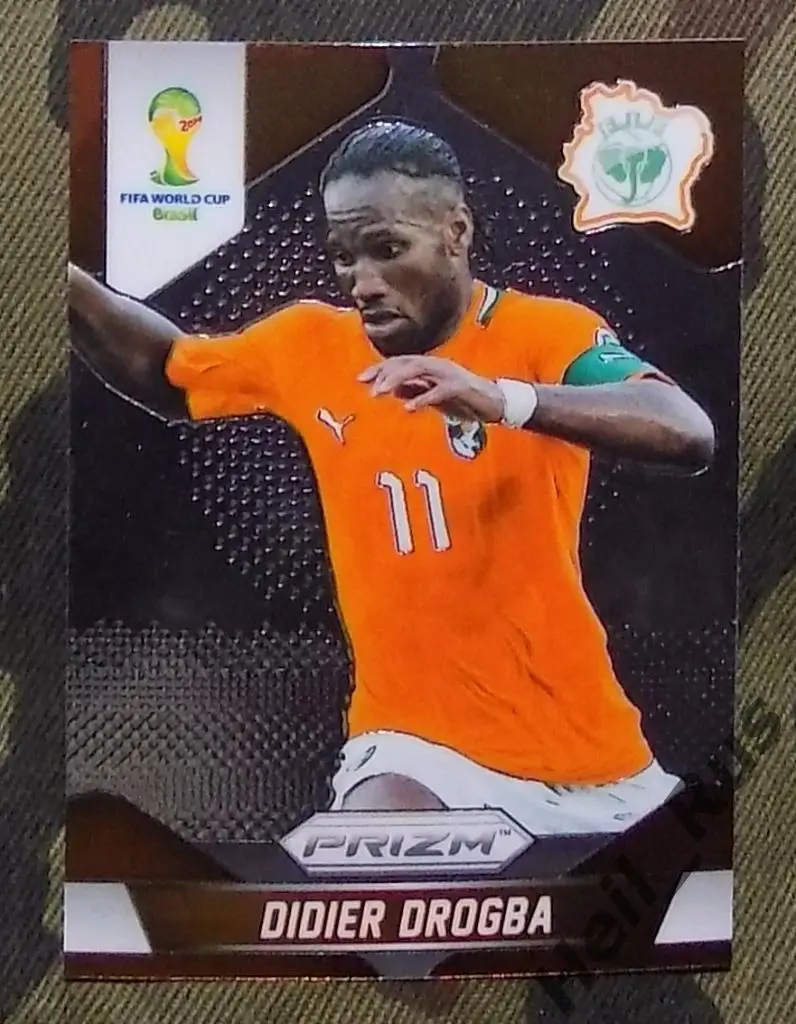 Футбол. Карточка Didier Drogba / Дидье Дрогба (Кот-д’Ивуар) Чемпионат Мира 2014