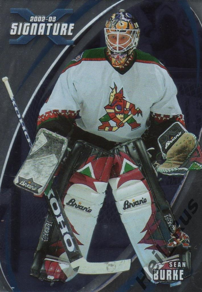 Хоккей. Карточка Sean Burke/Шон Бурк (Phoenix Coyotes / Финикс Койотис) НХЛ/NHL
