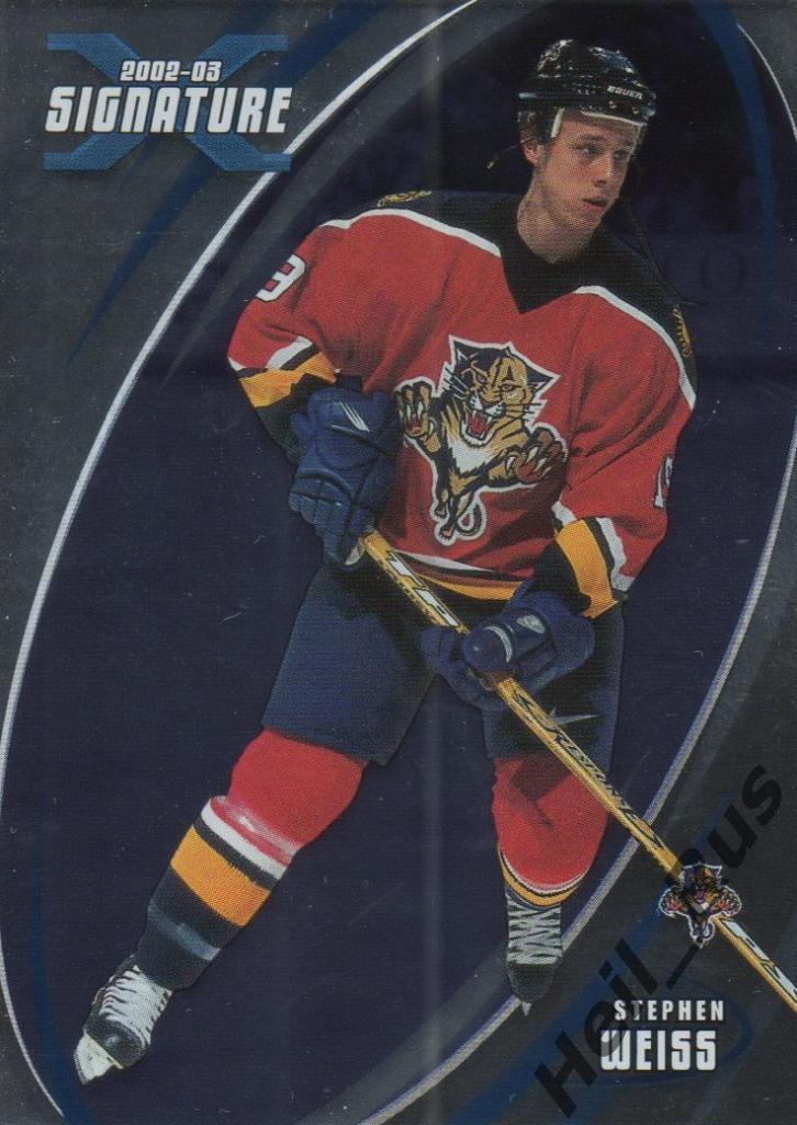 Хоккей. Карточка Stephen Weiss/Стивен Уайсс (Florida Panthers / Флорида) НХЛ/NHL