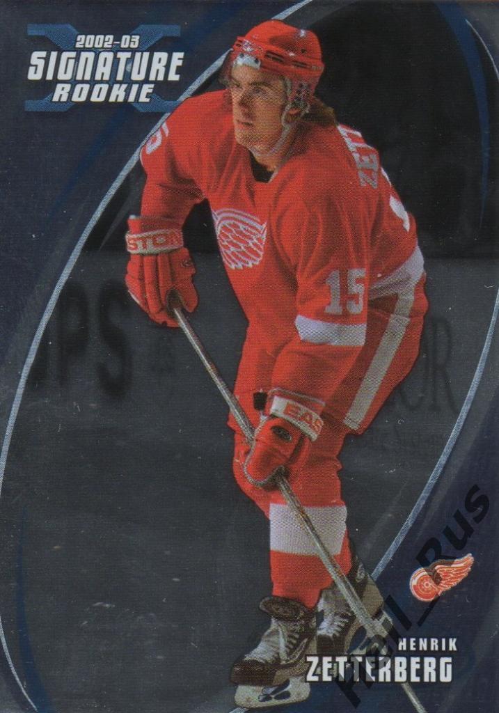 Хоккей Карточка Henrik Zetterberg/Хенрик Зеттерберг (Detroit / Детройт) НХЛ/NHL
