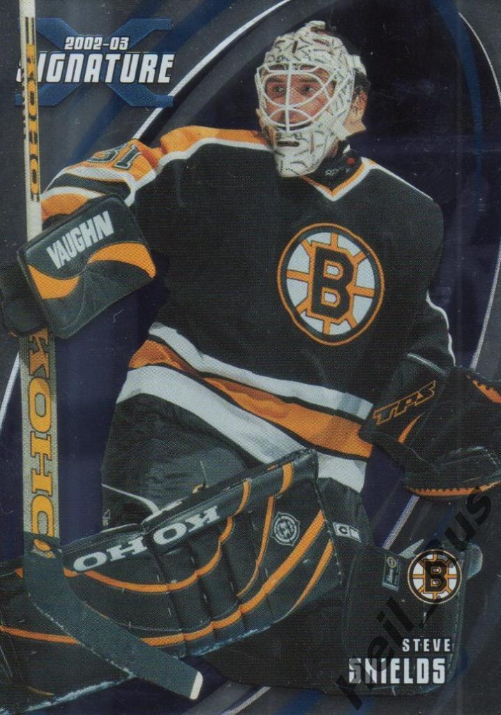 Хоккей. Карточка Steve Shields/Стив Шилдс (Boston Bruins/Бостон Брюинз) НХЛ/NHL