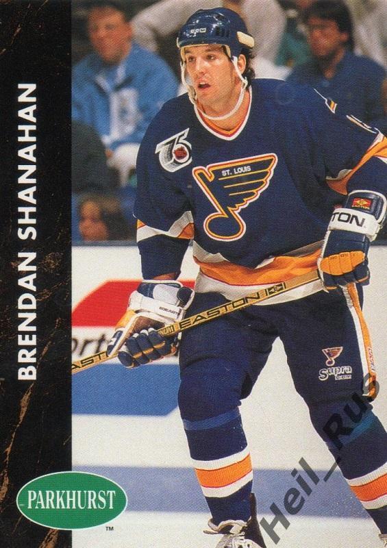 Хоккей. Карточка Brendan Shanahan/Брендан Шэнахэн (St. Louis Blues/Блюз) НХЛ/NHL