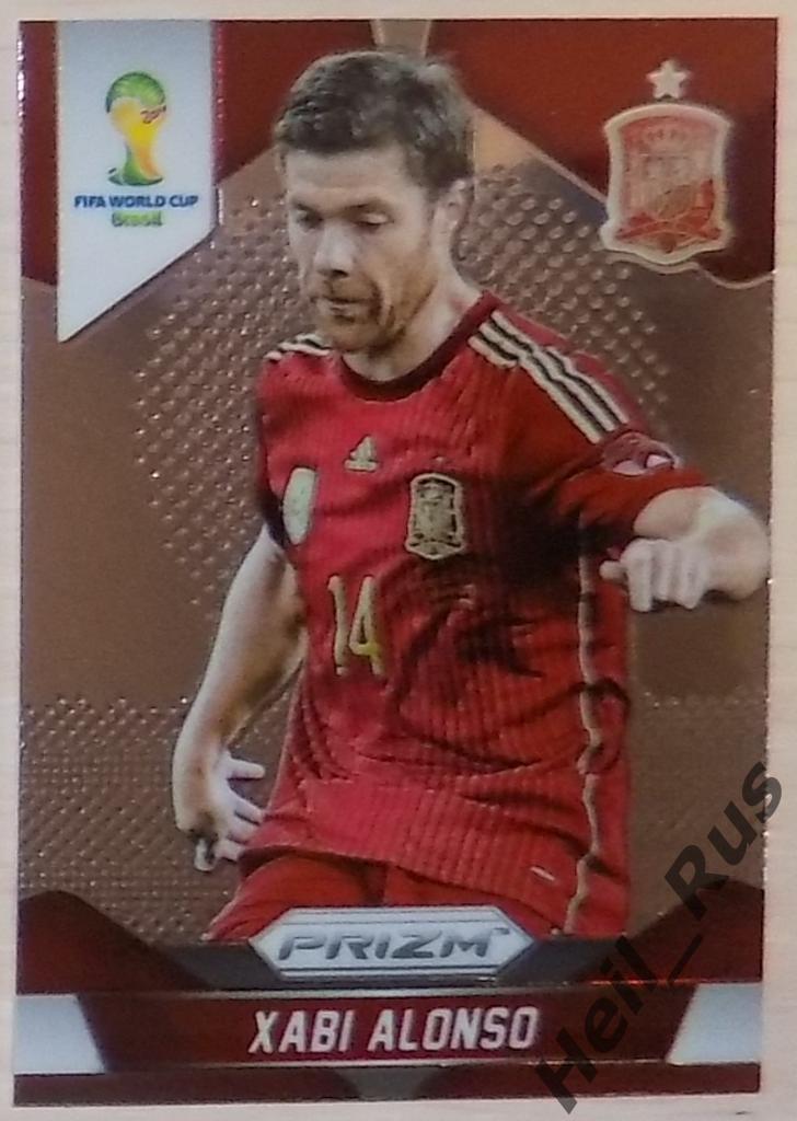 Футбол. Карточка Хаби Алонсо Испания, Бавария/Ливерпуль/Реал Чемпионат Мира 2014