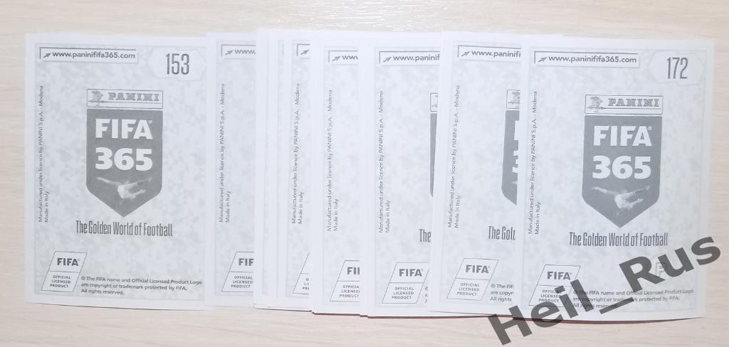 Футбол. Атлетико Мадрид полный комплект из 20 наклеек/стикеров Panini FIFA 365 1