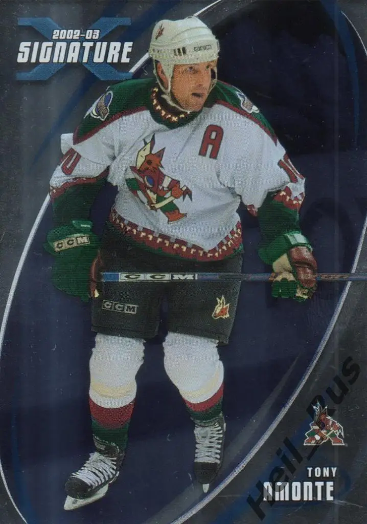 Хоккей. Карточка Tony Amonte/Тони Амонте Phoenix Coyotes/Финикс Койотис НХЛ/NHL