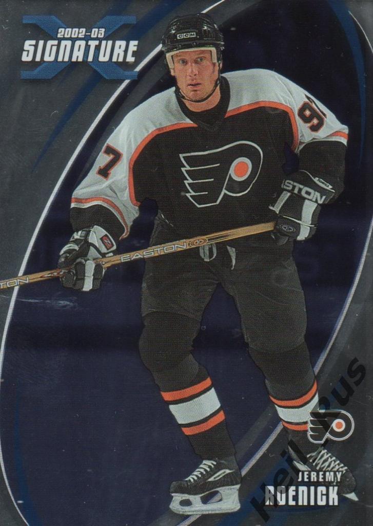 Хоккей Карточка Jeremy Roenick/Джереми Реник Philadelphia Flyers/Флайерз НХЛ/NHL