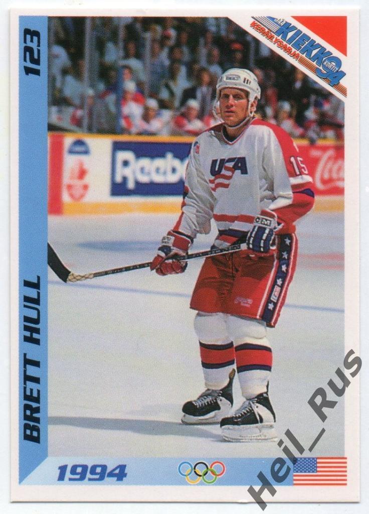 Хоккей Карточка Brett Hull/Бретт Халл USA/США, St. Louis Blues/Сент-Луис НХЛ/NHL