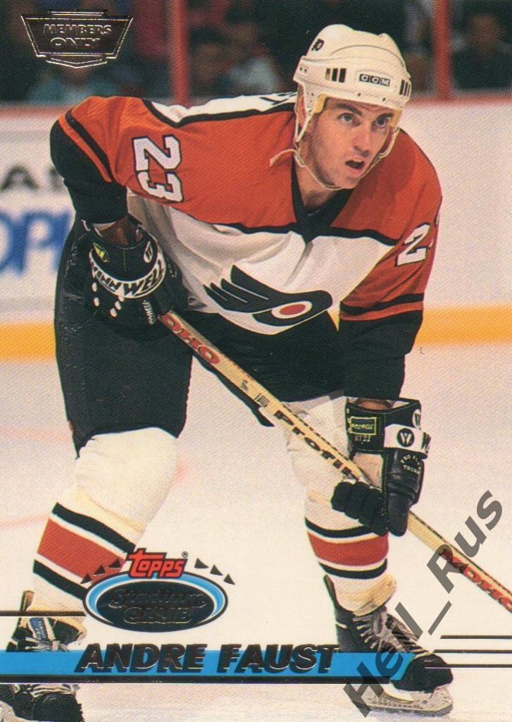 Хоккей. Карточка Andre Faust/Андре Фауст Philadelphia Flyers/Филадельфия НХЛ/NHL