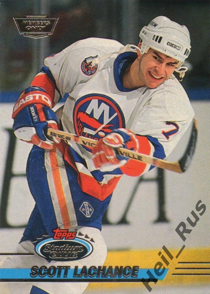 Хоккей Карточка Scott Lachance/Скотт Лашанс New York Islanders/Айлендерс НХЛ/NHL