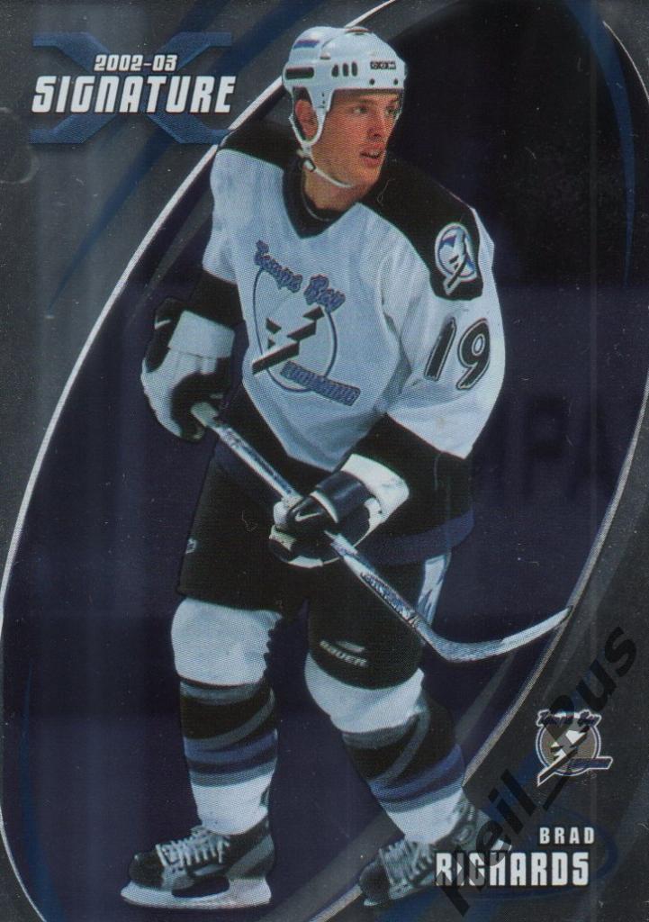 Хоккей. Карточка Brad Richards/Брэд Ричардс Tampa Bay Lightning, Ак Барс НХЛ/NHL
