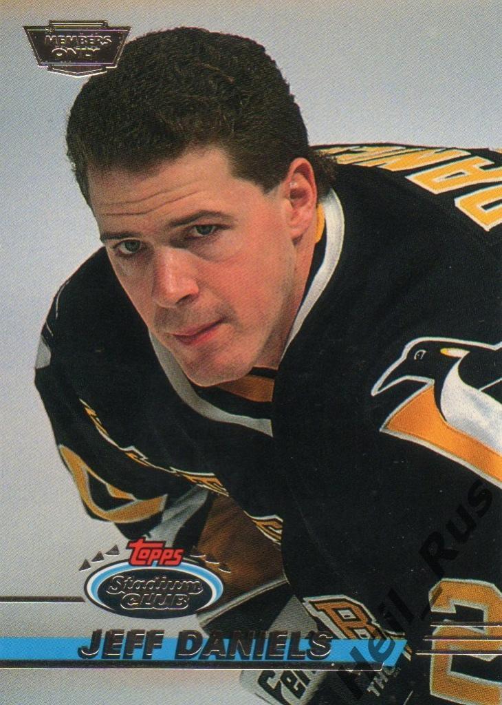 Хоккей Карточка Jeff Daniels/Джефф Дэниелс Pittsburgh Penguins/Питтсбург НХЛ/NHL