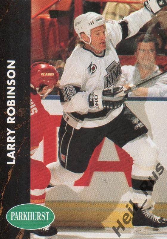 Хоккей. Карточка Larry Robinson/Ларри Робинсон (Los Angeles Kings/Кингз) НХЛ/NHL