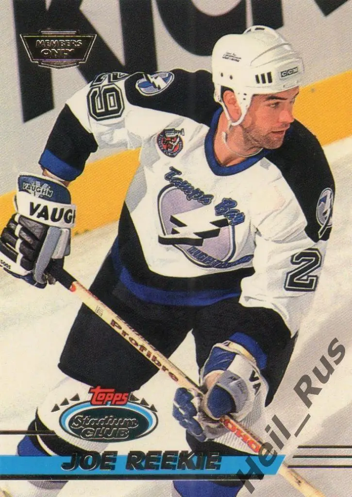 Хоккей. Карточка Joe Reekie/Джозеф Рики Tampa Bay Lightning / Тампа-Бэй НХЛ/NHL