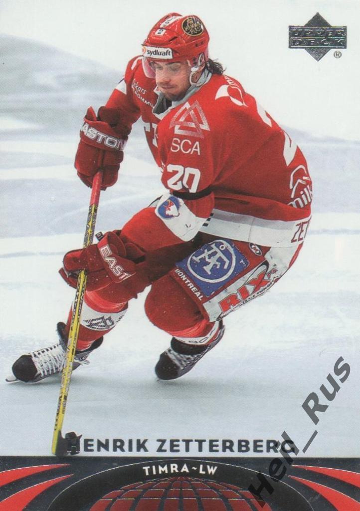 Хоккей. Карточка Henrik Zetterberg / Хенрик Зеттерберг (Тимро, Детройт) НХЛ/NHL