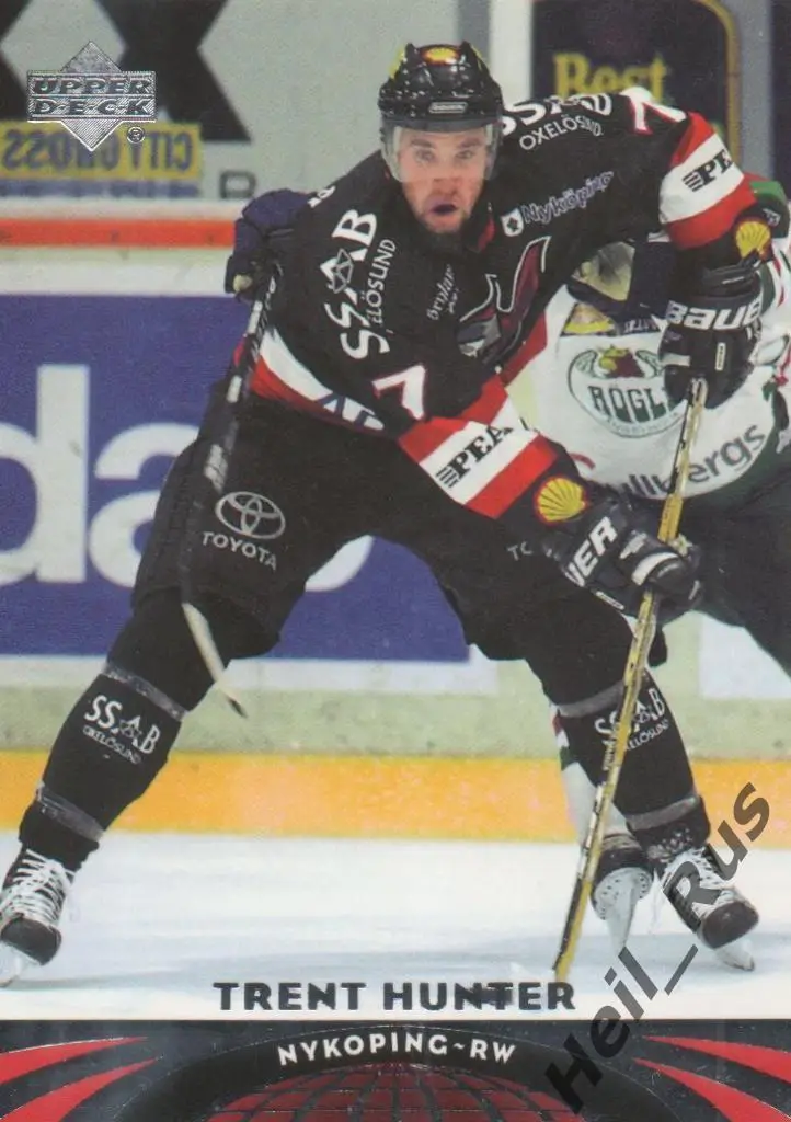 Хоккей. Карточка Trent Hunter / Трент Хантер (Nykoping/Нючепинг) НХЛ/NHL 2004-05