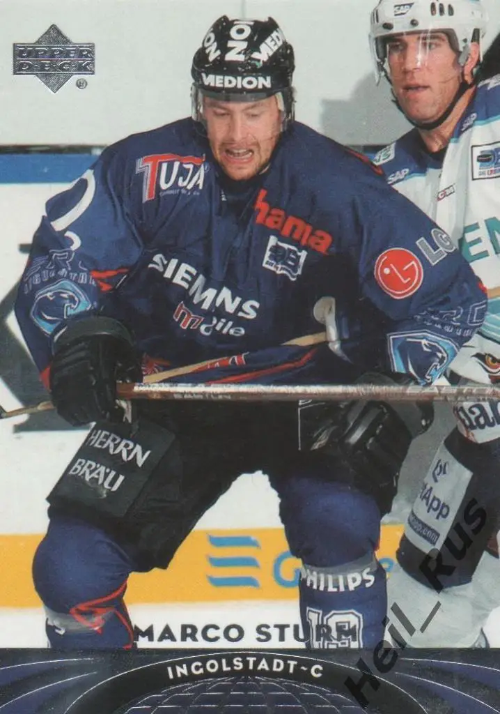 Хоккей. Карточка Marco Sturm / Марко Штурм (Ingolstadt / Ингольштадт) НХЛ/NHL