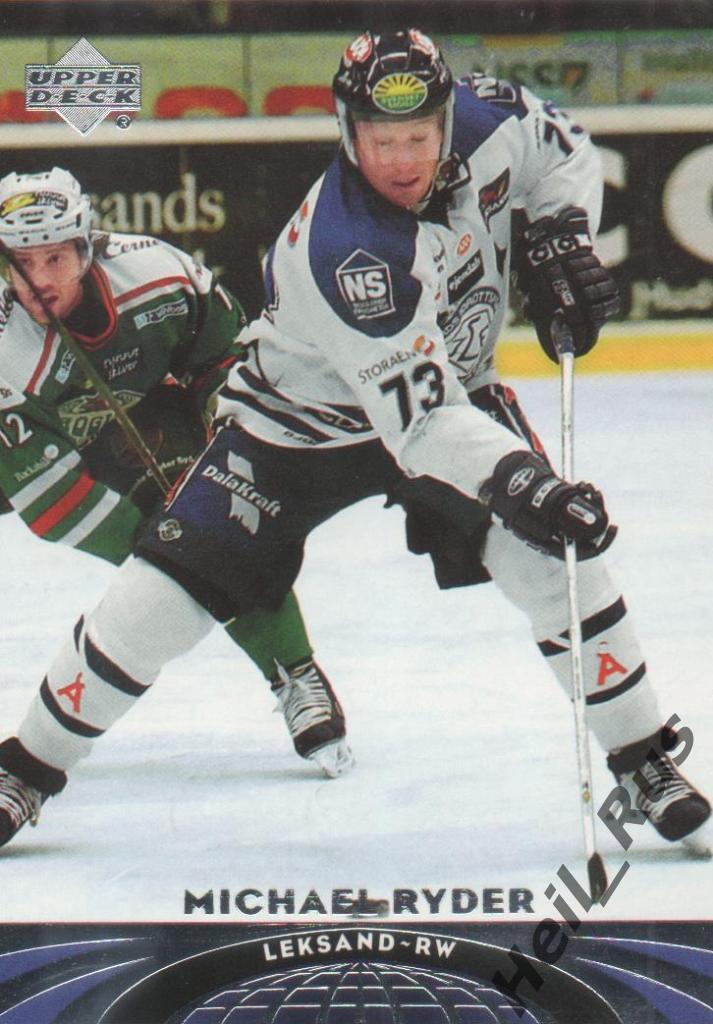 Хоккей. Карточка Michael Ryder/Майкл Райдер (Leksand/Лександ, Монреаль) НХЛ/NHL