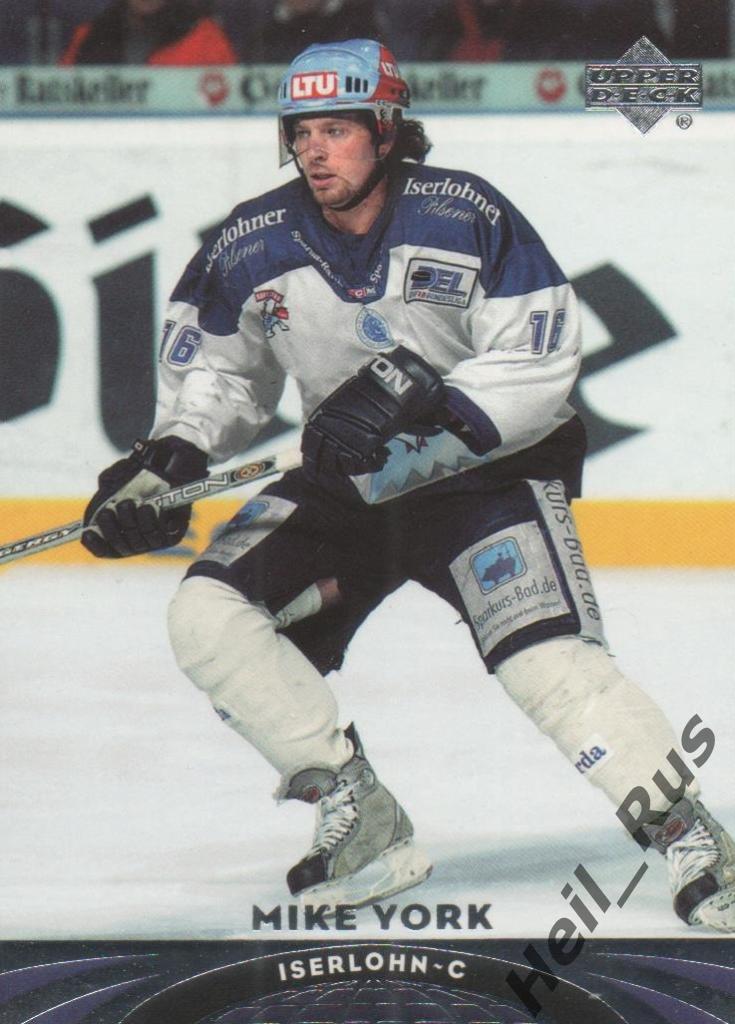 Хоккей. Карточка Mike York/Майк Йорк (Iserlohn/Изерлон Рустерс) НХЛ/NHL 2004-05