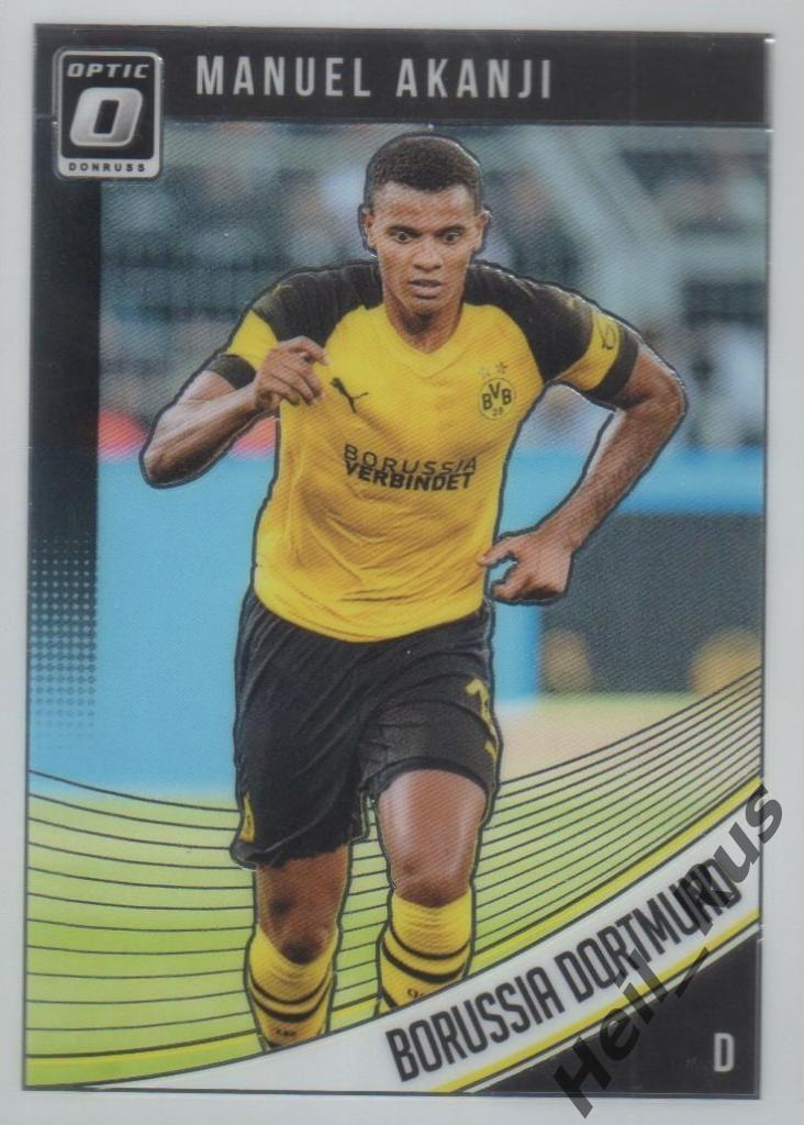 Футбол Карточка Manuel Akanji/Мануэль Аканджи (Боруссия Дортмунд) Panini 2018-19