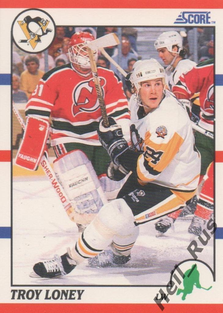 Хоккей. Карточка Troy Loney/Трой Лони (Pittsburgh Penguins / Питтсбург) НХЛ/NHL