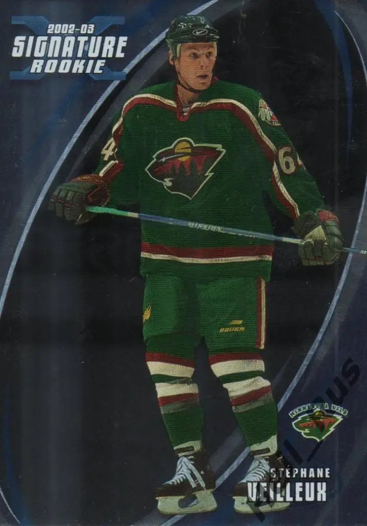 Хоккей Карточка Stephane Veilleux/Стефан Вейо Minnesota Wild / Миннесота НХЛ/NHL