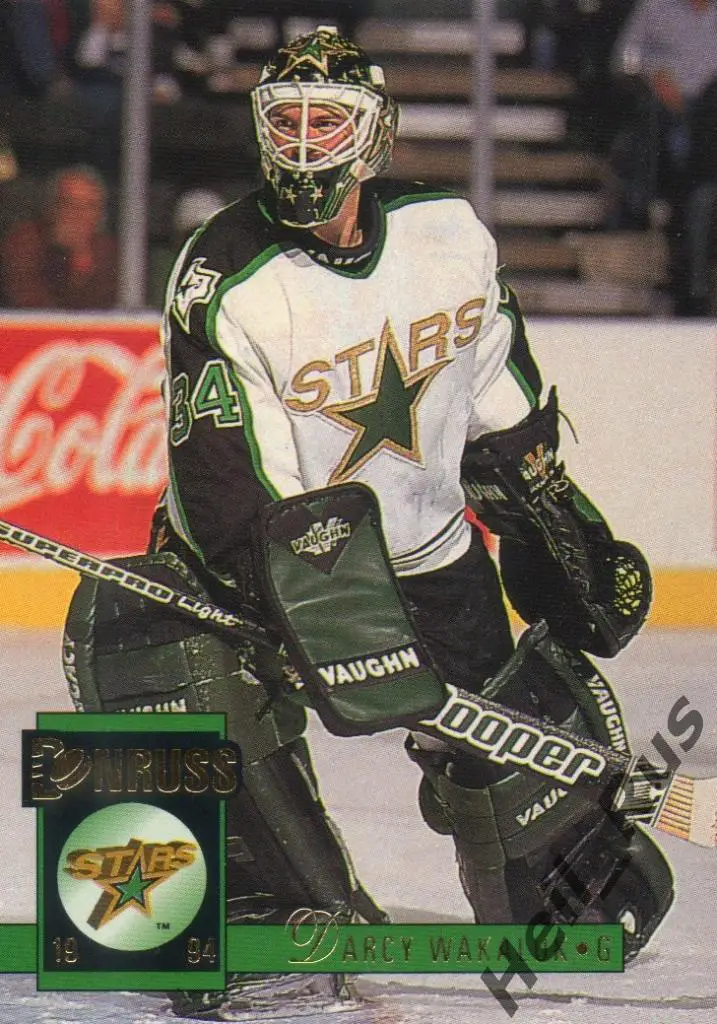 Хоккей. Карточка Darcy Wakaluk/Дарси Вакалюк (Dallas Stars/Даллас Старз) НХЛ/NHL