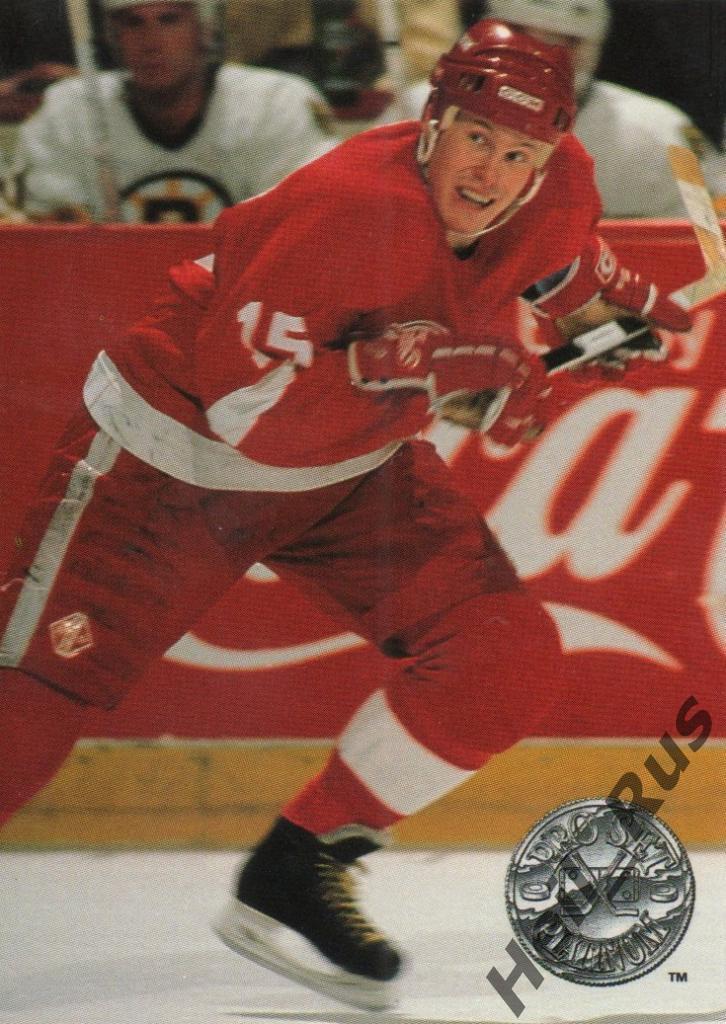 Хоккей Карточка Johan Garpenlov/Юхан Гарпенлев Detroit Red Wings/Детройт НХЛ/NHL