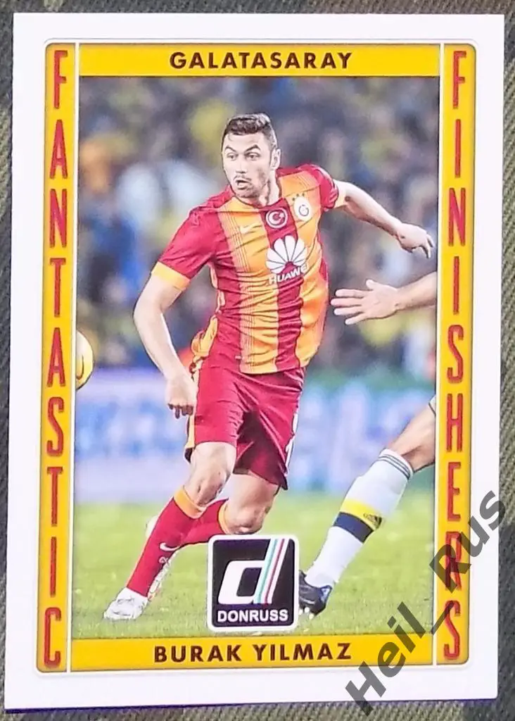Футбол. Карточка Burak Yilmaz/Бурак Йылмаз (Галатасарай) Panini/Панини 2015