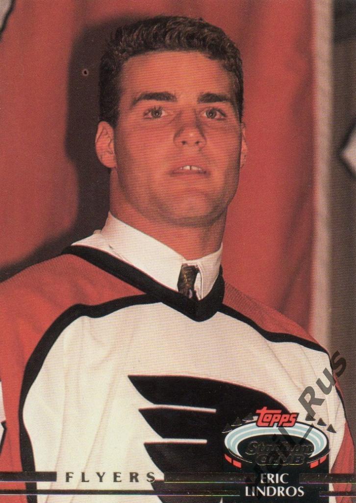 Хоккей; Карточка Eric Lindros/Эрик Линдрос (Philadelphia Flyers/Флайерз) НХЛ/NHL