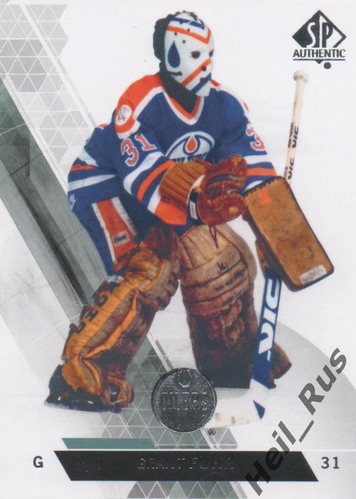 Хоккей. Карточка Grant Fuhr/Грант Фюр (Edmonton Oilers/Эдмонтон Ойлерз) НХЛ/NHL