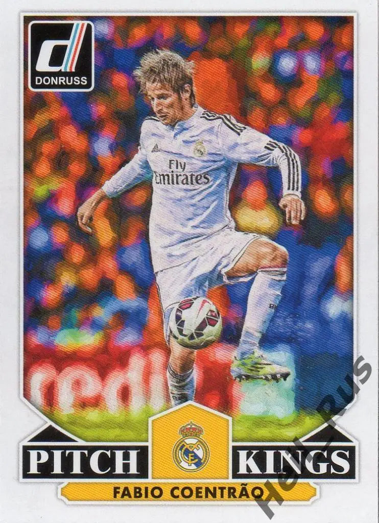 Футбол. Карточка Fabio Coentrao/Фабиу Коэнтрау (Real/Реал Мадрид) Panini 2015