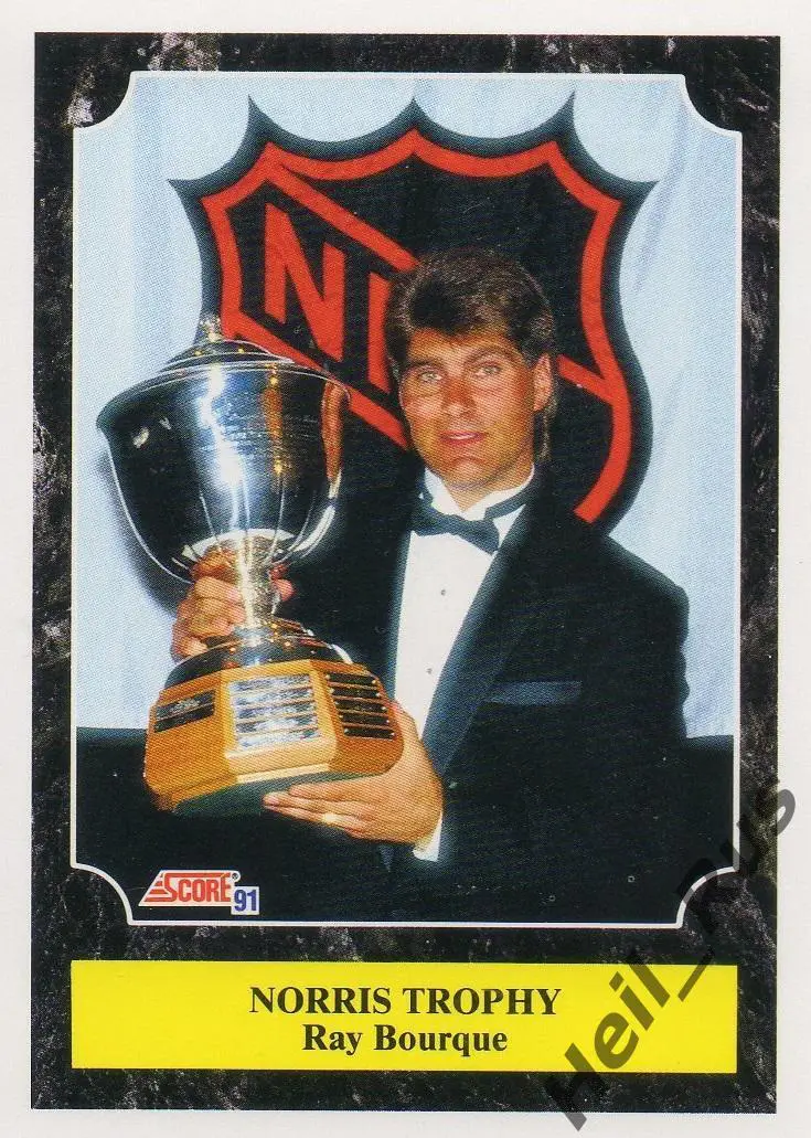 Хоккей. Карточка Ray Bourque / Рэй Бурк (Boston Bruins/Бостон Брюинз) НХЛ / NHL