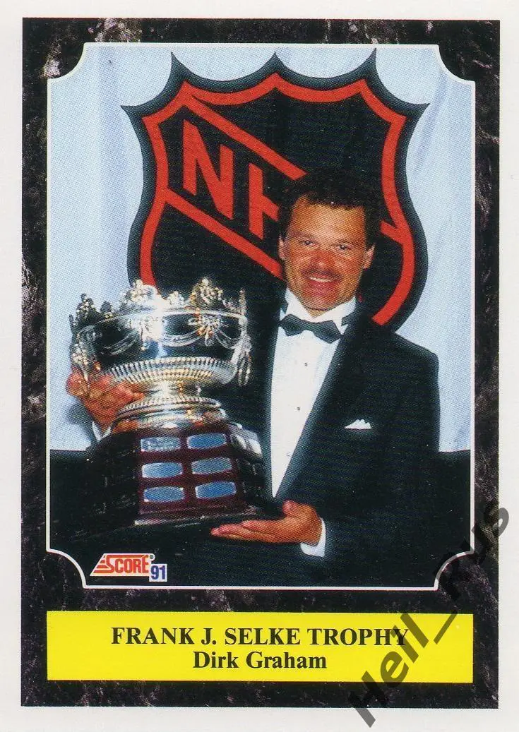Хоккей Карточка Dirk Graham/Дирк Грэм Chicago Blackhawks/Чикаго Блэкхокс NHL НХЛ