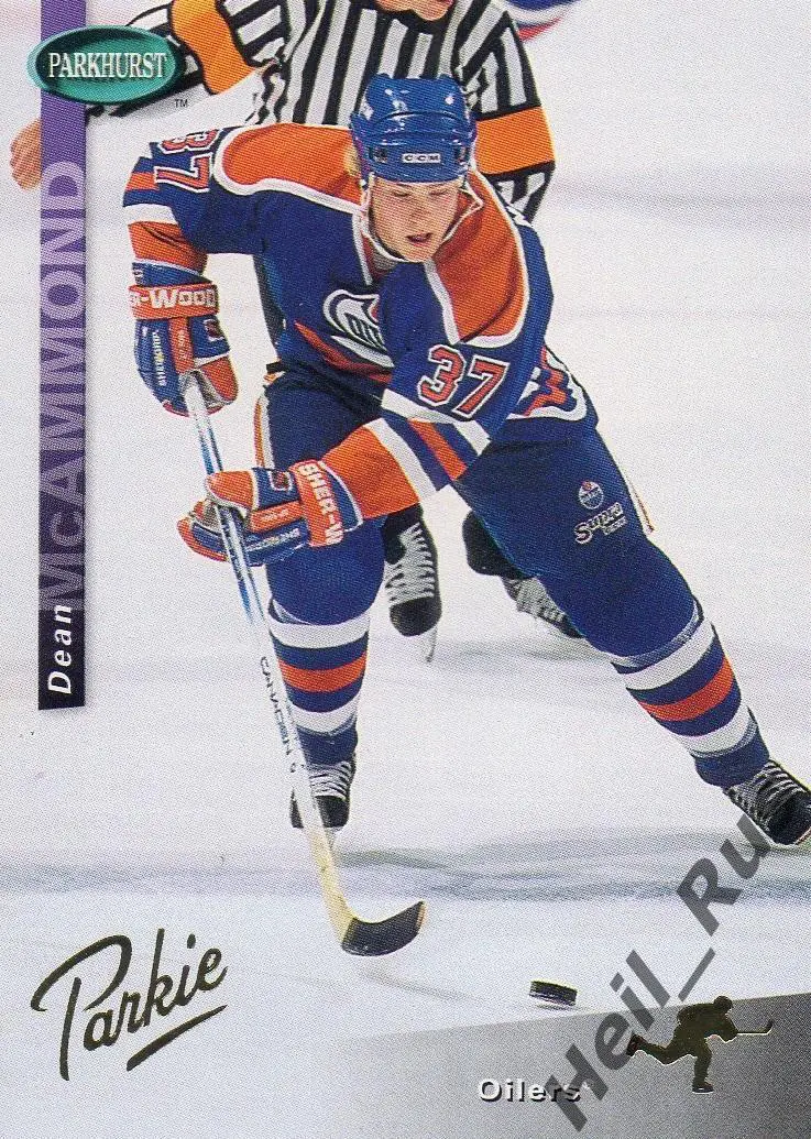 Хоккей. Карточка Dean McAmmond/Дин Макаммонд (Edmonton Oilers/Эдмонтон) НХЛ/NHL