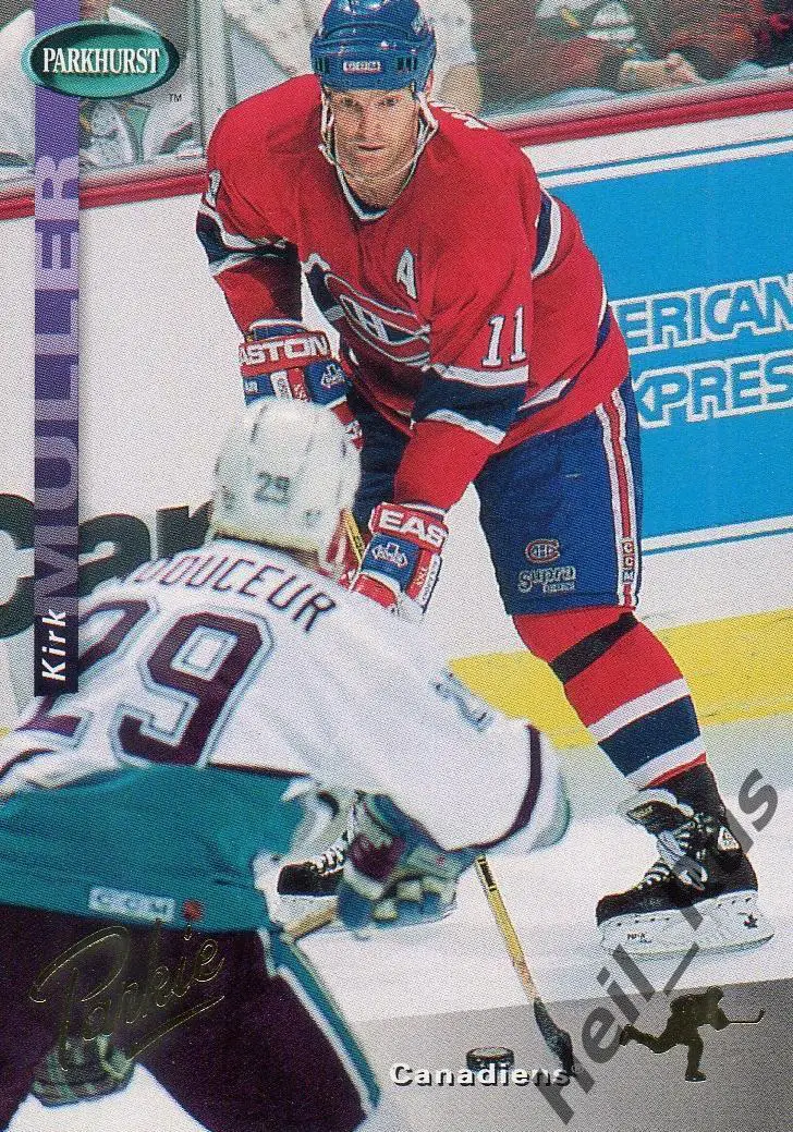 Хоккей. Карточка Kirk Muller/Кирк Мюллер (Montreal Canadiens/Монреаль) НХЛ/NHL