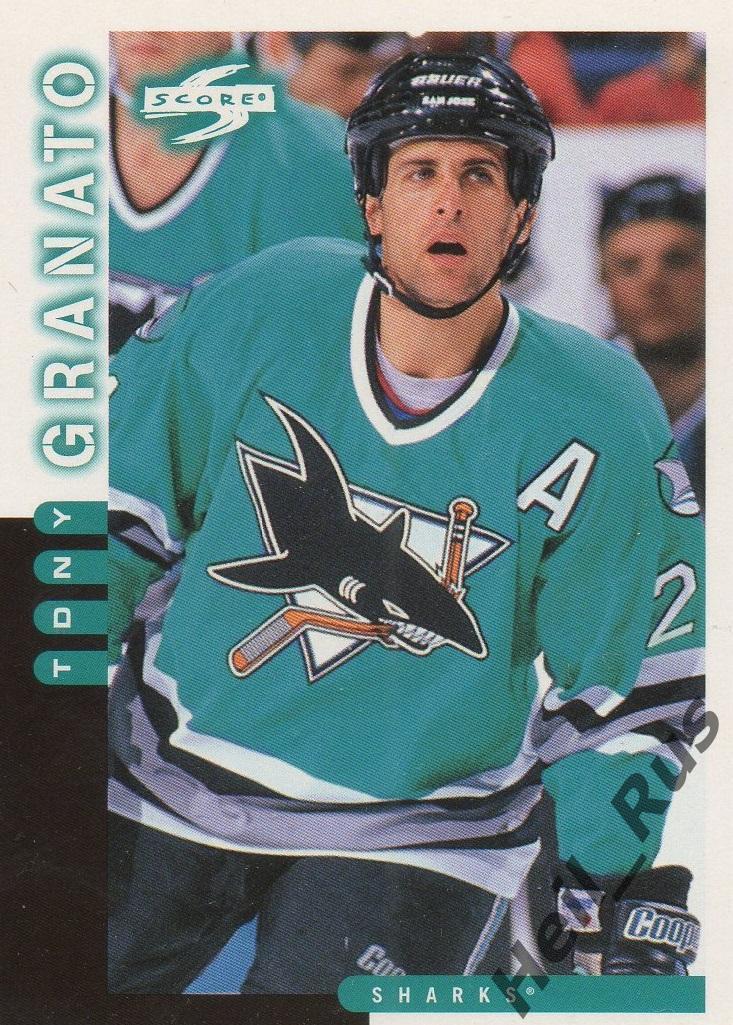 Хоккей Карточка Tony Granato/Тони Гранато San Jose Sharks/Сан-Хосе Шаркс НХЛ/NHL