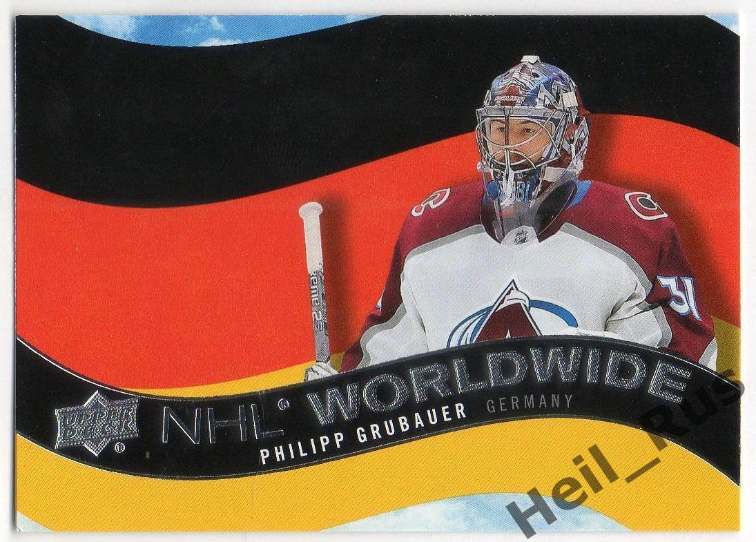 Хоккей. Карточка Grubauer/Филипп Грубауэр (Colorado Avalanche/Колорадо) НХЛ/NHL