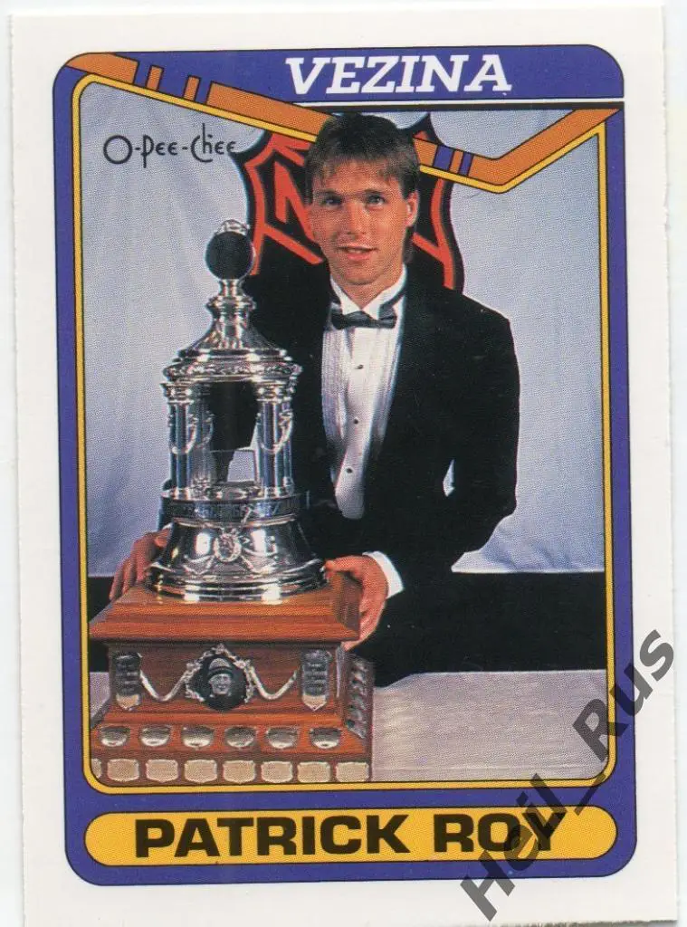 Хоккей; Карточка Patrick Roy/Патрик Руа Montreal Canadiens / Монреаль, НХЛ/NHL