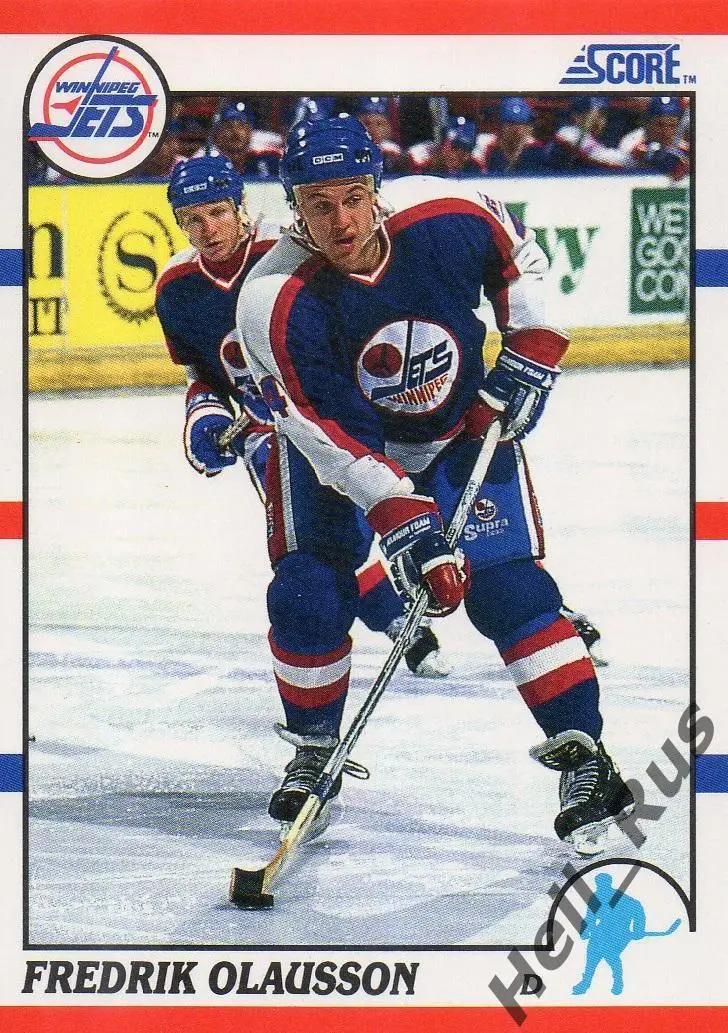 Хоккей Карточка Fredrik Olausson/Фредрик Олауссон Winnipeg Jets/Виннипег NHL/НХЛ