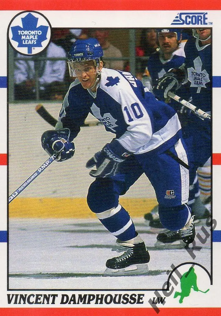 Хоккей. Карточка Vincent Damphousse/Венсан Дамфусс (Toronto Maple Leafs) НХЛ/NHL
