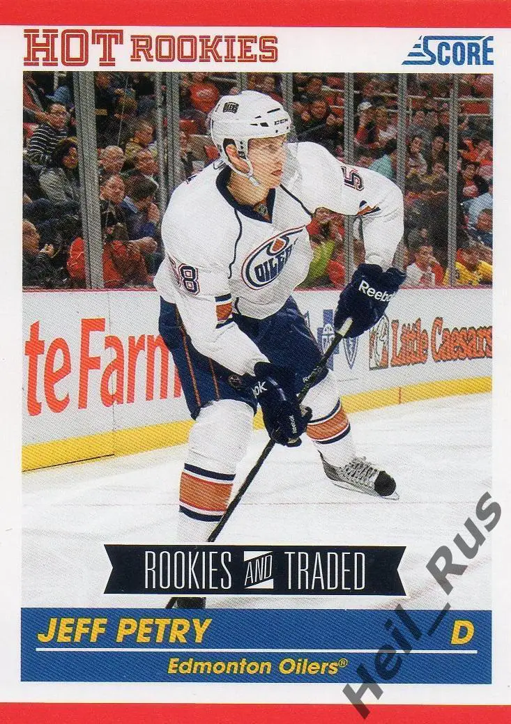 Хоккей Карточка Jeff Petry/Джефф Питри (Edmonton Oilers/Эдмонтон Ойлерз) НХЛ/NHL