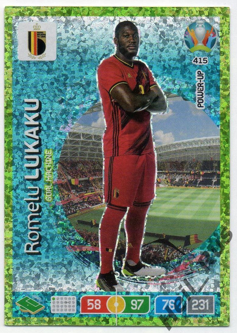 Футбол Карточка Ромелу Лукаку (Бельгия, Челси, Манчестер Юнайтед) Euro/Евро 2020