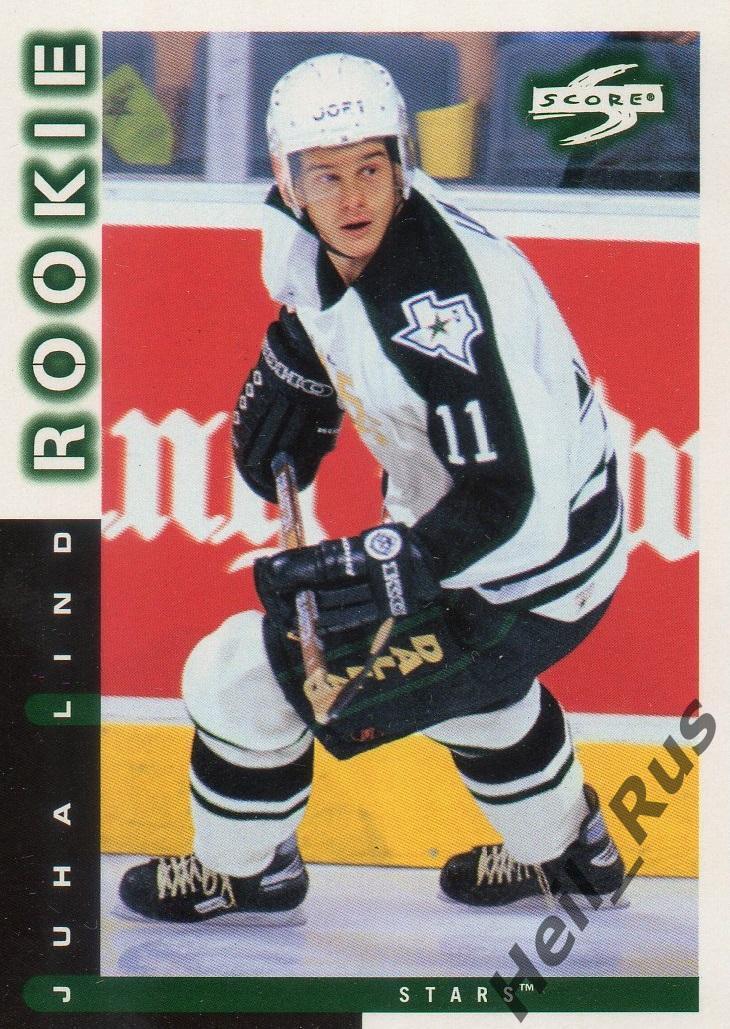 Хоккей Карточка Juha Lind/Юха Линд (Dallas Stars/Даллас Старз, Йокерит) НХЛ/NHL
