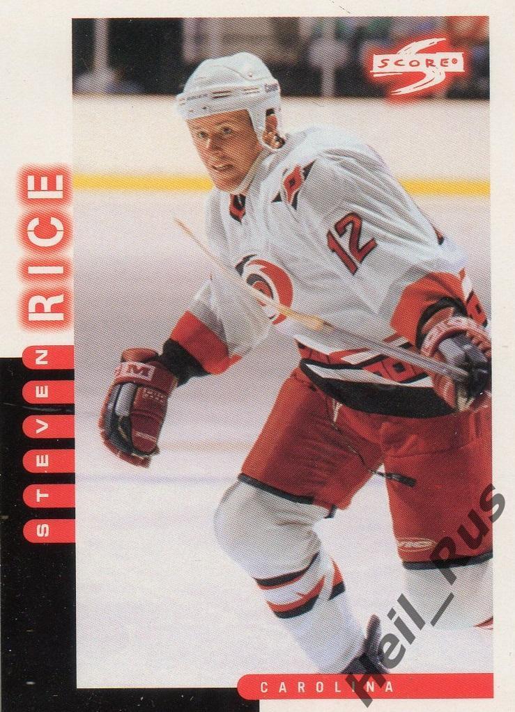 Хоккей. Карточка Steven Rice/Стивен Райс (Carolina Hurricanes/Каролина) НХЛ/NHL