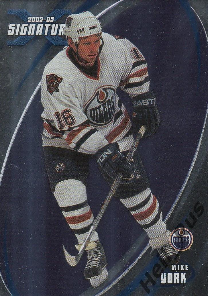 Хоккей. Карточка Mike York/Майк Йорк (Edmonton Oilers/Эдмонтон Ойлерз) НХЛ/NHL