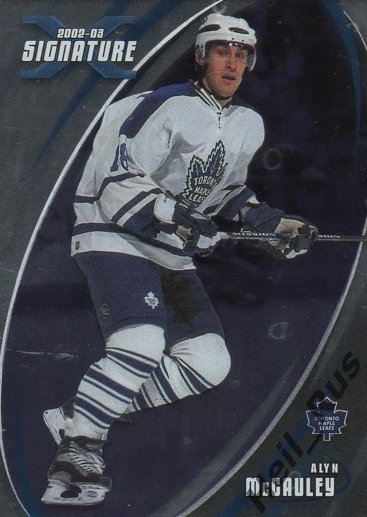Хоккей Карточка Alyn McCauley/Алин Макколи (Toronto Maple Leafs/Торонто) НХЛ/NHL