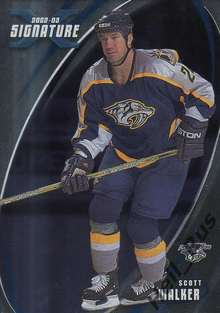Хоккей. Карточка Scott Walker/Скотт Уокер (Nashville Predators/Нэшвилл) НХЛ/NHL