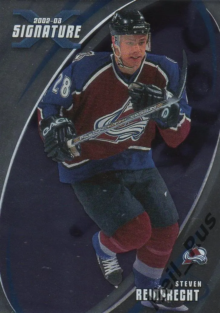 Хоккей. Карточка Steven Reinprecht/Стивен Райнпрехт (Colorado Avalanche) НХЛ/NHL