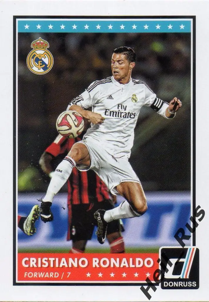 Футбол Карточка Cristiano Ronaldo/Криштиану Роналду (Реал Мадрид) Panini 2015-16