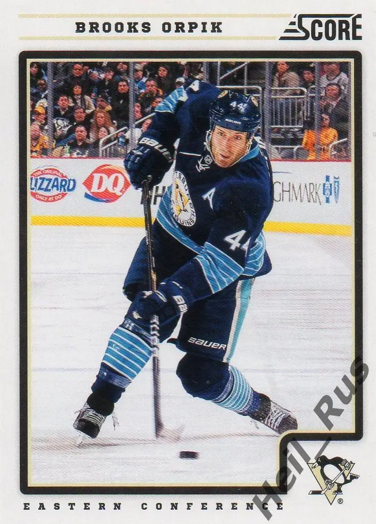 Хоккей. Карточка Brooks Orpik/Брукс Орпик Pittsburgh Penguins/Питтсбург НХЛ/NHL